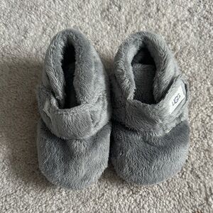 Cozy Gray Baby UGG Booties